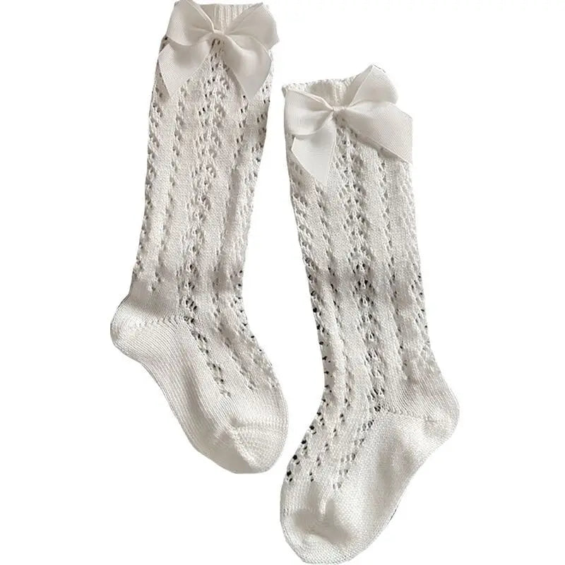 Baby Toddler Bowknot In Tube Socks