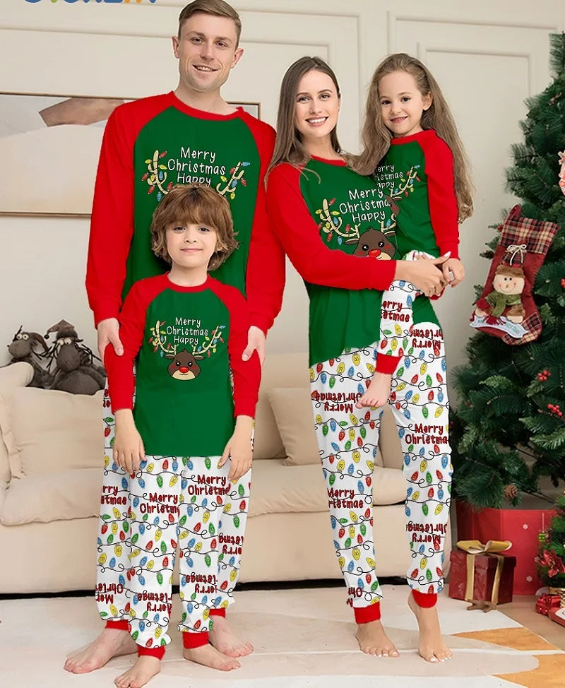 Family Matching Christmas Pajamas Set