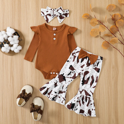 Newborn Infant Baby Girl Clothes Set