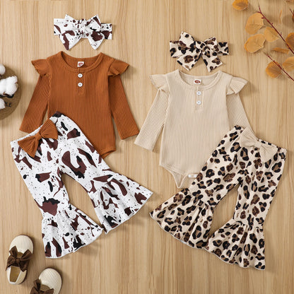 Newborn Infant Baby Girl Clothes Set