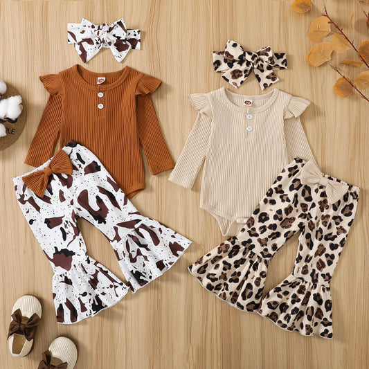 Newborn Infant Baby Girl Clothes Set